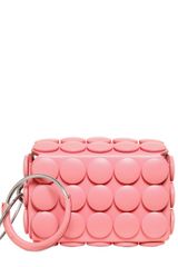 Moschino Big Babe Nappa Leather Box Clutch