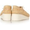 Robert Clergerie Vicole Raffia Platform Brogues in Brown (almond) - Lyst