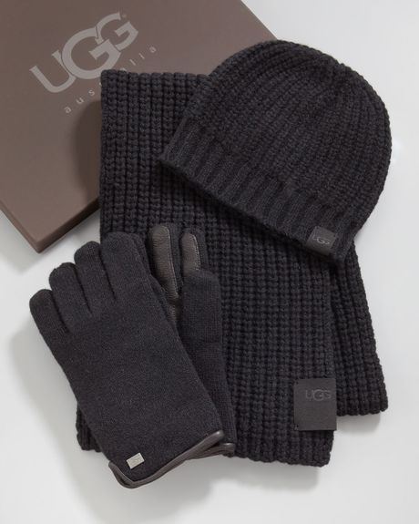 ugg gloves and scarf set