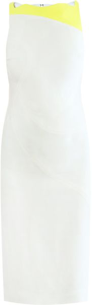 Antonio Berardi Neon Panel Bodycon Dress - Lyst