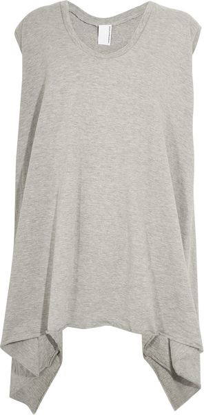 Complexgeometries Asymmetric Cotton jersey Tunic Dress - Lyst