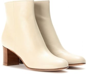 Gianvito Rossi Leather Ankle Boots - Lyst