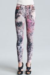 J Brand Supernova Print Skinny Jeans