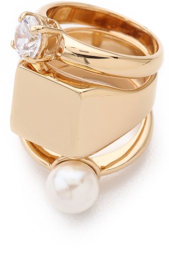 Maison Martin Margiela Stacked Ring - Lyst