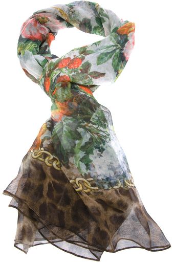 Dolce & Gabbana Printed Scarf - Lyst
