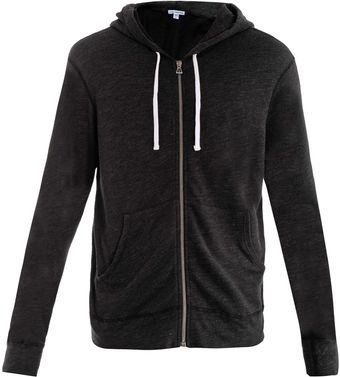 James Perse Hooded Cardigan - Lyst