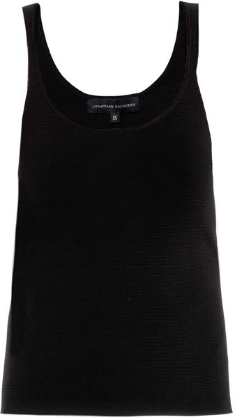 Jonathan Saunders Jacqui Knitted Vest - Lyst
