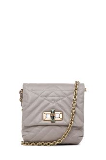 Lanvin Mini Pop Happy Quilted Shoulder Bag in Heather Grey - Lyst