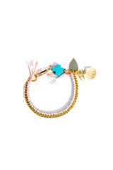 Lizzie Fortunato Woven Chain and Thread Bracelet