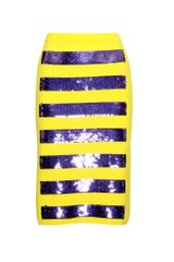 Marc By Marc Jacobs Striped Sequined Skirt