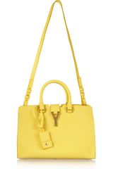 Yves Saint Laurent The Cabas Small Leather Shoulder Bag