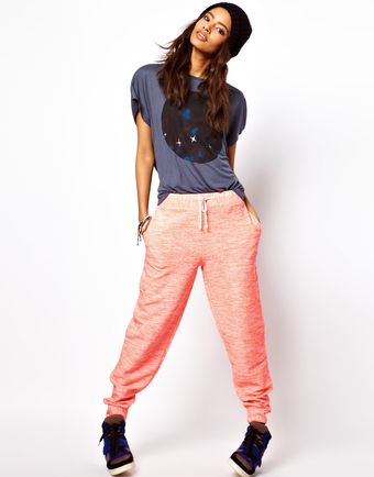 Asos Track Pant in Neon - Lyst