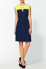 BCBGMAXAZRIA Colorblock Dress