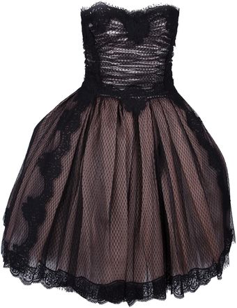 Dolce & Gabbana Strapless Dress - Lyst