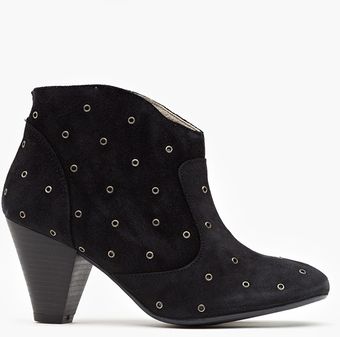 Nasty Gal Studded Ankle Boot - Lyst