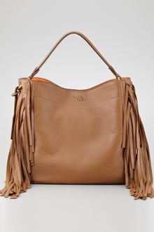 Prada Cervo Fringe Hobo - Lyst