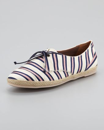 Tabitha Simmons Tiestriped Flat Espadrille Sneaker - Lyst