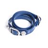Balenciaga Studded Leather Bracelet in Blue (navy) - Lyst