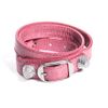 Balenciaga Studded Leather Bracelet in Pink (rose) - Lyst