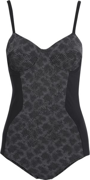 Bottega Veneta Embellished Paneled Swimsuit - Lyst