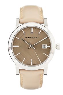 Burberry Checkengraved Watch - Lyst