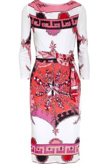 Emilio Pucci Marilyn Printed Crepejersey Dress - Lyst