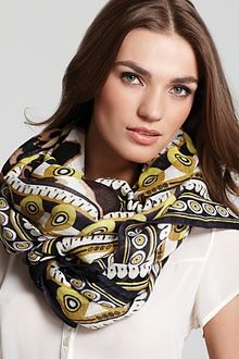 Theodora & Callum Kenya Tie All Animal Print Scarf - Lyst