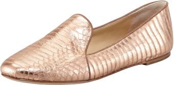 B Brian Atwood Snake embossed Smoking Slippe - Lyst