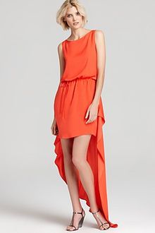 BCBGMAXAZRIA Dress High Low Maxi - Lyst