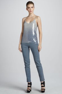 Donna Karan New York Side Zip Ankle Pants Tempest - Lyst