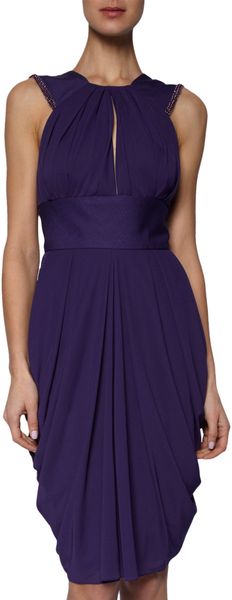 J. Mendel Beaded Halter Dress - Lyst