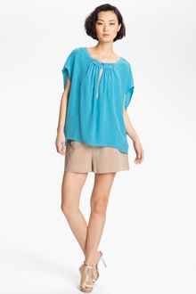 Tracy Reese Silk Peasant Blouse - Lyst