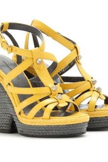 Balenciaga Espadrille Wedge Sandals - Lyst