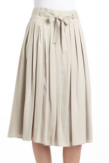 Elie Tahari Frida Pleated Skirt - Lyst