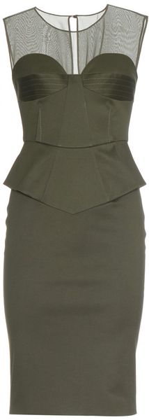 Emilio Pucci Tailored Peplum Dress - Lyst