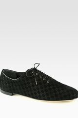 Gucci Suede Laceup Brogues