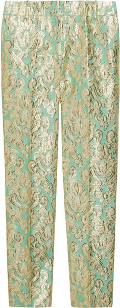 J.Crew Jacquard Capri Pants - Lyst