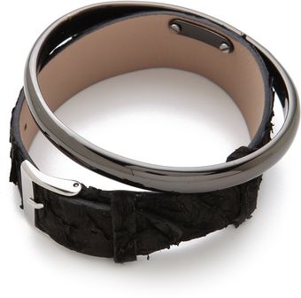 Maison Martin Margiela Leather Bracelet - Lyst