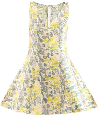 Opening Ceremony Floral Jacquard Dress - Lyst
