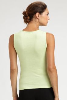 Oscar de la Renta Cashmere silk Shell - Lyst