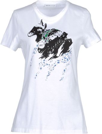 See By Chloé Short Sleeve Tshirt - Lyst
