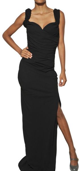 Vivienne Westwood Gathered Long Dress - Lyst