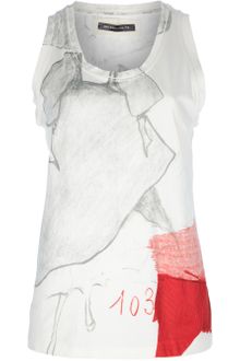 Balenciaga Printed Vest Top - Lyst