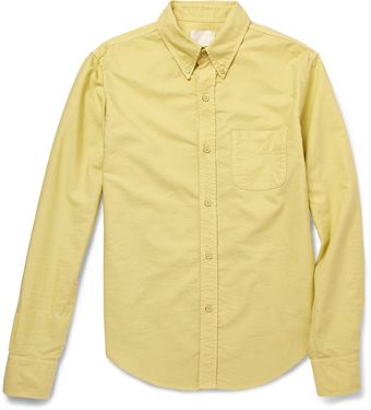 Band Of Outsiders Buttondown Collar Cotton Oxford Shirt - Lyst