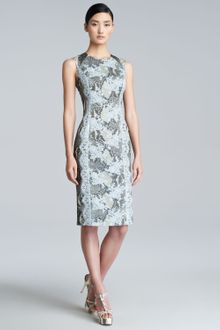 Erdem Tali Printed Sheath Dress - Lyst