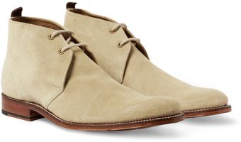 Grenson Silas Suede Desert Boots - Lyst
