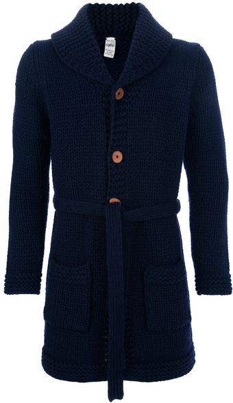 Grp Long Cardigan Coat - Lyst