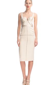 J. Mendel Fitted Bustier Cocktail Dress - Lyst
