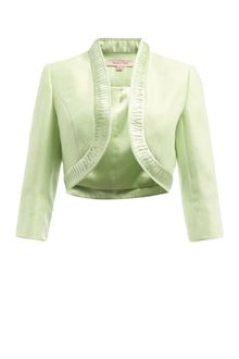 Jacques Vert Apple Satin Trim Tailored Bolero - Lyst
