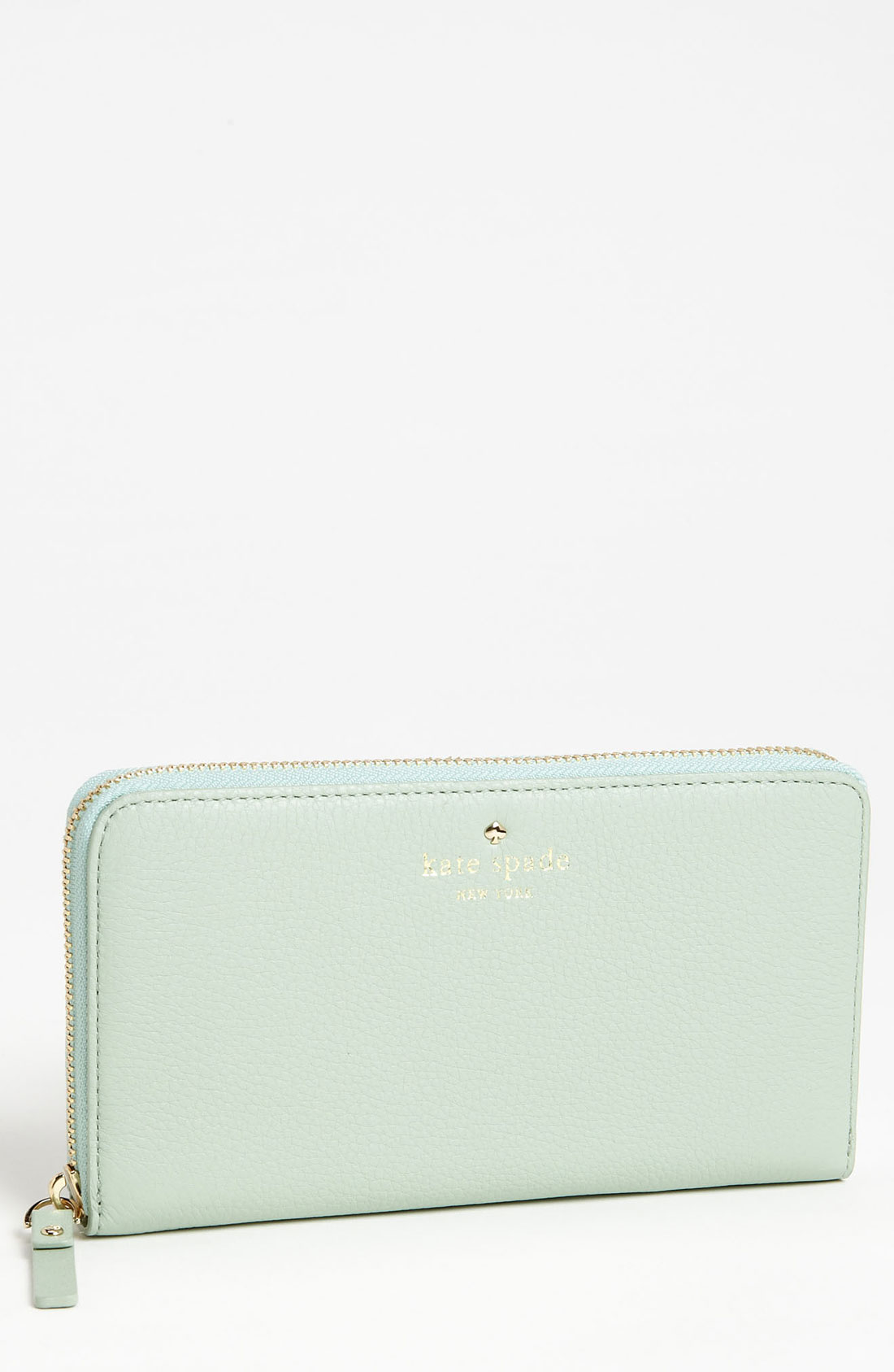 Kate Spade Cobble Hill Lacey Zip Around Wallet in Green (end of color